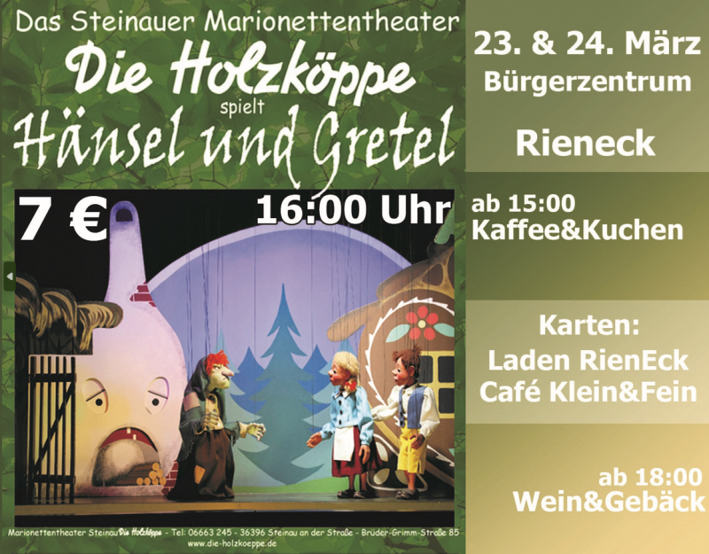 Marionetten Theater Hänsel und Gretel