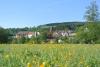 Panoramafoto Rieneck, Blick von den Sinnwiesen am Schellhof in Richtung Altstadt Vorschaubild